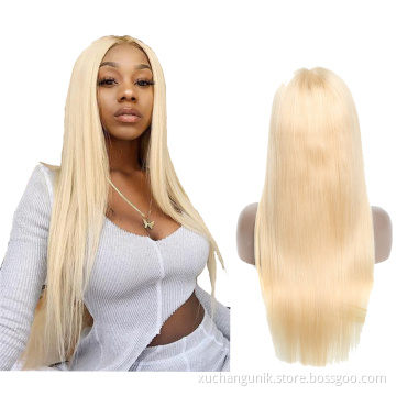 Uniky lace wig vendors wholesale cheap price good quality Russian blonde 613 human hair lace front wig